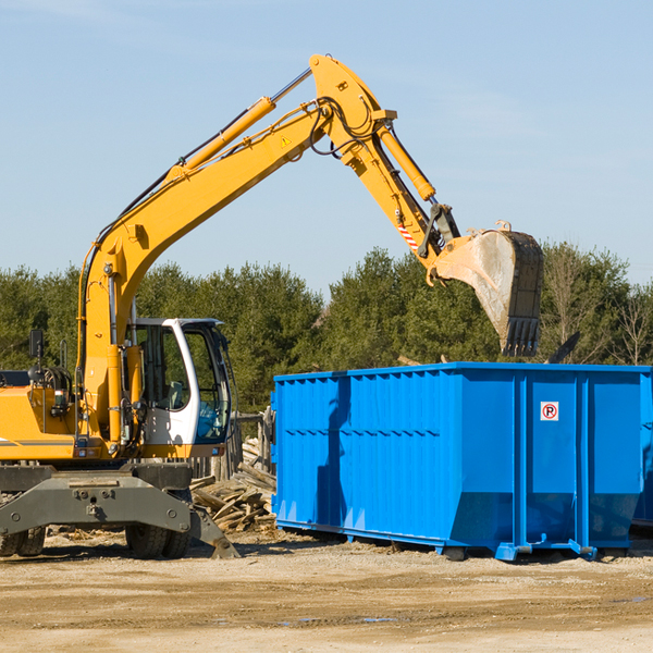 can i dispose of hazardous materials in a residential dumpster in Ruhenstroth